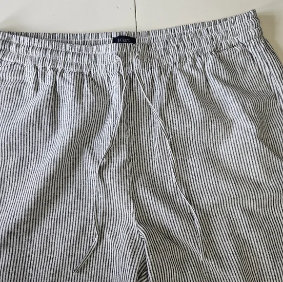 NWT J.Crew Factory Wide Leg Linen Pants - Picture 5 of 9